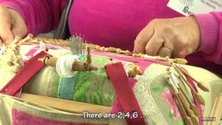 Bobbin lace COUVIGE 2013 in France English version [upl. by Allerym]