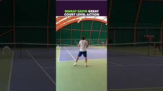 MARAT SAFIN RARE COURT LEVEL ACTION tennis shorts [upl. by Aelegna]