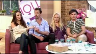 Hollyoaks Claire Cooper Kieron Richardson Emmett J Scanlan amp Jorgie Porter 130511 [upl. by Ayotel]