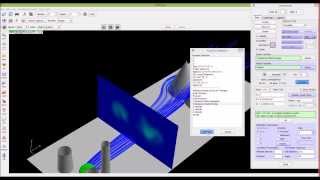 Ansys CFX  Flow from a chimney Part 33 review the results in FieldView 14 [upl. by Bolten]