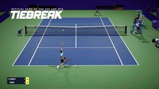 TIEBREAK  Alexander Zverev Vs Dominic Thiem I US Open I Expert Difficulty PS5 [upl. by Yenhpad]