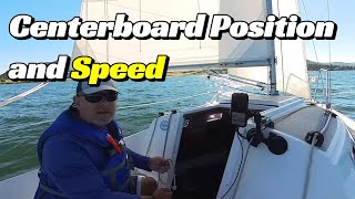 Centerboard Position and Speed on a Precision 18 [upl. by Eiboj]