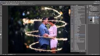 How to Add Sparklers in Photoshop and PSE Sparkler Overlay Preview and Tutorial [upl. by Ernst]