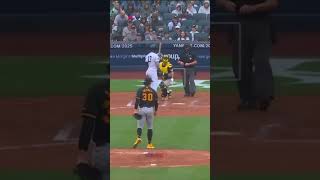 Paul Skenes Final Pitch of Rookie Season Strikes out Jazz Chisholm Jr  Yankees Pirates shorts [upl. by Noryt345]