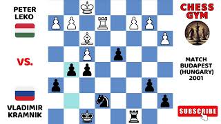 Peter Leko vs Vladimir Kramnik Match Budapest Hungary 2001 [upl. by Carl412]