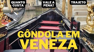 Como é o Passeio de Gondola por Veneza [upl. by Olwena]