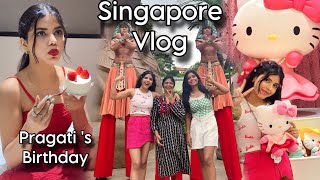 PragatiVermaa Birthday Celebration in Singapore 🎂 [upl. by Lavoie8]