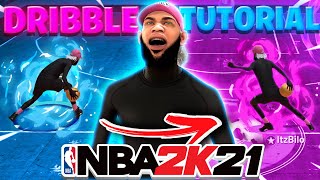 ADVANCED HANDCAM DRIBBLE TUTORIAL NBA 2K21  LEARN HOW TO DRIBBLE IN NBA 2K21 BEST DRIBBLE MOVES [upl. by Cilla]