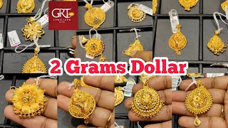 GRT Jewellers Light Weight Dollars amp PendentsVinayagar PendentsKolakata Dollars for Long Chains [upl. by Yngiram]