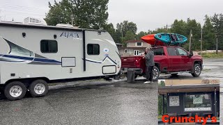 Dry Camp at Cabelas Anchorage During a Wind Storm [upl. by Jillie]