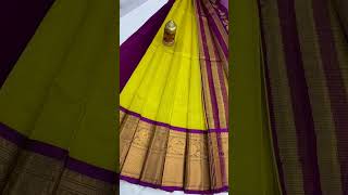 Pure mangalagiri handloom pattu sarees kanchi boarder Price  2899 [upl. by Atikihc762]