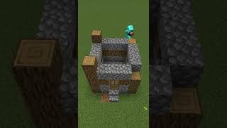 Minecraft improved villager house minecraft tutorial villager village house build shortsfyp [upl. by Nohj]