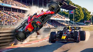 Insane F1 Crashes [upl. by Akirdnas]