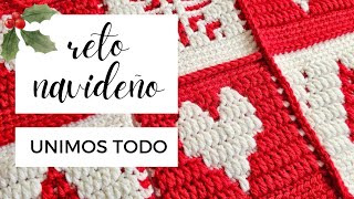 En directo Teje conmigo esta Navidad ❤️🎄🧶 ÚLTIMA CLASE Aprende a unir todos los cuadrados [upl. by Mairem194]