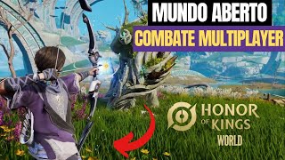 INCRÍVEL 😱 COMBATE MULTIPLAYER DE HONOR OF KINGS WORLD O NOVO ARPG DE MUNDO ABERTO MULTIPLATAFORMA [upl. by Gomar465]