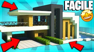 COME COSTRUIRE UNA VILLA MODERNA ASSURDA SU MINECRAFT FACILE  Minecraft Tutorial ITA [upl. by Mychael541]