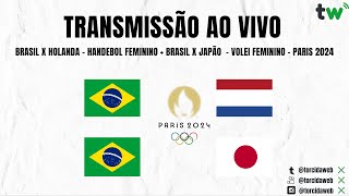 Brasil x Japão AO VIVO  Vôlei Feminino Paris 2024  Torcida Web [upl. by Son]