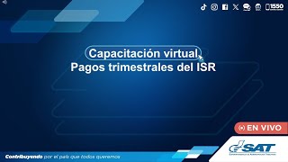 Pagos trimestrales del ISR [upl. by Arrej]