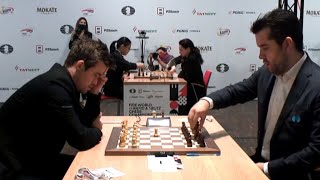 MAGNUS VS NEPOMNIACHTCHI  World Rapid Chess [upl. by Imar]