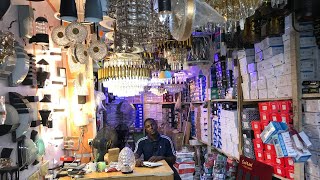 From This Shop In Benin City You Can Get All Types Of Light Fittings Equipment Like Chandelier Bulb [upl. by Maeve]