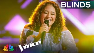 Contestant Who Got No Chair Turns Last Year Nails Her Audition  The Voice Blind Auditions  NBC [upl. by Atnuahsal]