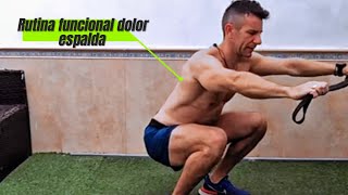 Entrenamiento funcional para aliviar fortalecer y prevenir dolor lumbar [upl. by Dulcinea435]