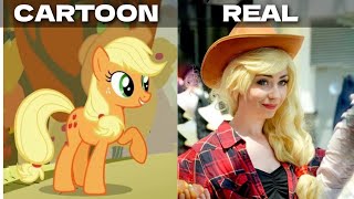 MY LITTLE PONY characters in REAL LIFE  miniship [upl. by Zerla282]