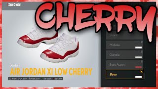 HOW TO MAKE Air Jordan 11 Low quotCherryquot IN NBA 2K22 NBA 2K22 Shoe Creator [upl. by Craner]