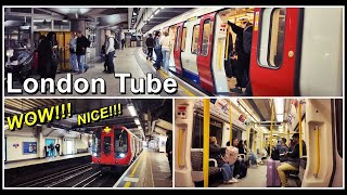 Eine schnelle fahrt mit der Tube durch Londons Untergrund [upl. by Joslyn]