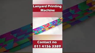 Lanyard Printing Machine For ID Card amp Sublimation Printing shorts viral ytshorts sublimation [upl. by Tound]