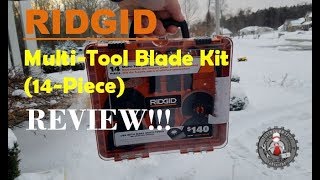 RIDGED TAKES ON DREMEL WITH THEIR NEW 14 PIECE MULTI TOOL BLADE KIT [upl. by Kcirtemed]