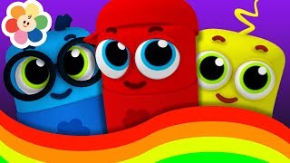 Aprende Colores para Niños  Canciones Infantiles Para Bebes  La Pandilla de Colores  BabyFirst TV [upl. by Townsend403]