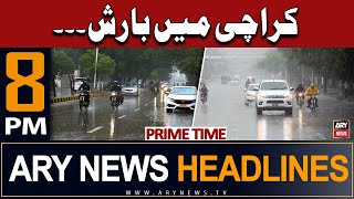 ARY News 8 PM Headlines  18th April 2024  Rain in Karachi  Weather Updates [upl. by Nort382]