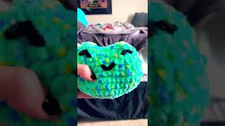 Hatsune miku hits you with a plushie hatsunemiku miku crochet [upl. by Baler]