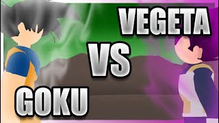 Pivot Goku VS Vegeta  Test [upl. by Nyrual]