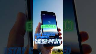 Stay Connected Anywhere Sending Messages via Satellite with iOS 18 [upl. by Sabian800]