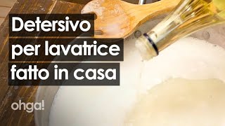 Detersivo liquido per la lavatrice ecologico fatto in casa con il sapone di Marsiglia [upl. by Almire657]