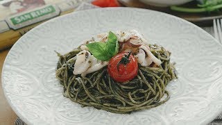 Squid Ink Pasta  墨鱼汁意大利面 [upl. by Shandee]