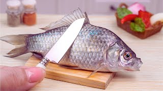 Yummy Steamed Fish In The Kitchen  Best Miniature Cooking Yummy Videos By Hana Mini Cooking [upl. by Vanda]