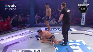 Bachir Fakhouri Vs Aadeep Rana  Contenders 22 [upl. by Llednov]