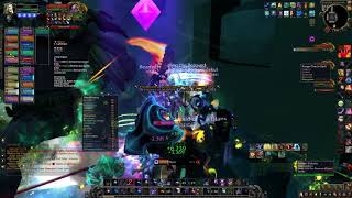 Uldir  Mythic Mythrax the Unraveler Boss Voiceover Sound Arcane Mage Post Orb Hotfixes [upl. by Monto]