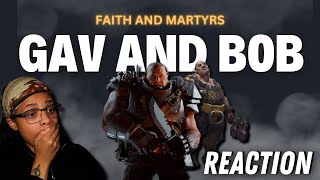 GAV AND BOB Faith and Martyrs  REACTION  WARHAMMER 40k [upl. by Anayi]