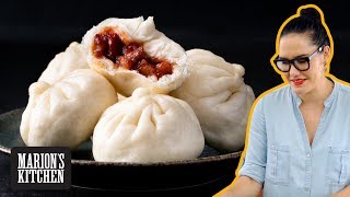 Foolproof Chinese Steamed BBQ Pork Buns At Home  Marions Kitchen [upl. by Sima669]