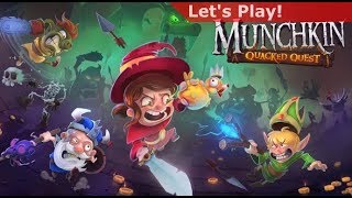 Lets Play Munchkin  Quacked Quest [upl. by Cummine708]