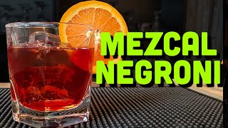 Mezcal Negroni Cocktail Recipe  A Smoky Twist on a Classic Gin Cocktail [upl. by Ahsimik]