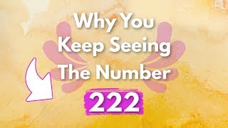 Why Do You Keep Seeing 222  Angel Number 222 Meaning [upl. by Coheman]