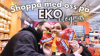 Shoppa med oss på nya EKO i Valbo  Julpynt godis heminredning  vlogmas ♥ [upl. by Genisia]