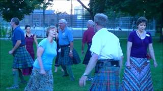 Scottish country dancing in Dufferin Grove Park  August 26 2011 [upl. by Alyakem]