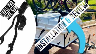 Thule ProRide 598 Bike Roof Carrier How To Install Beginners Guide Review amp Installation [upl. by Suciram]