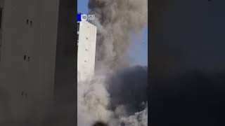 Building Collapses In Southern Beirut After Israeli Missile Strike  10 News First [upl. by Mllly689]